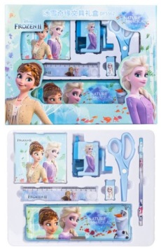 Школьный набор FROZEN, пенал, точилка, ластик для школы для девочек