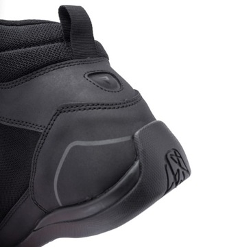 Кожаные мотоциклетные туфли Short City REBELHORN SPARK II BLACK - 42