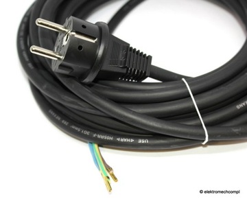 Кабель-шнур 3-жильный 8м для промышленного пылесоса BOSCH STARMIX HIKOKI