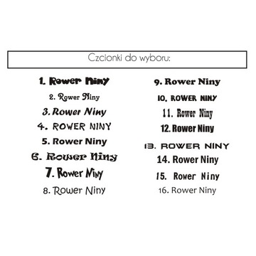 Наклейка на велосипед ИМЯ ИМЯ, детский велосипед