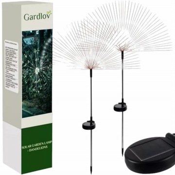 Lampa ogrodowa solarna 2 dmuchawce