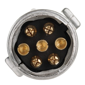 РОЗЕТКА С КРЫШКОЙ + МЕТАЛЛИЧЕСКАЯ ЗАГЛУШКА 7 ШТ.