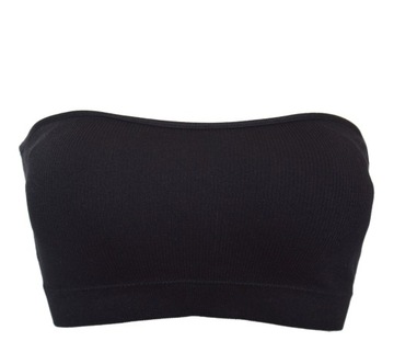 BIUSTONOSZ super TOP bandeau bez ramiączek M/L greenice