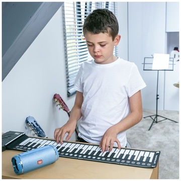 РЕЗИНОВАЯ КЛАВИАТУРА ПОРТАТИВНАЯ БЕСПРОВОДНАЯ ОРГАННАЯ КЛАВИАТУРА С 49 КЛАВИШАМИ