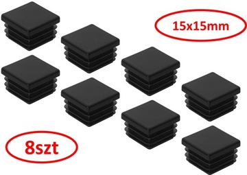 Zaślepka wciskana do krzeseł do profili 15x15 8szt