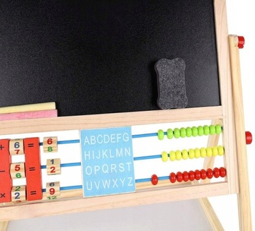 Большая МАГНИТНАЯ ДВУХСТОРОННЯЯ ДОСКА ДЛЯ ДЕТЕЙ ABACCAB В ПОДАРОК