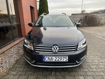 Volkswagen Passat B7 Variant 2.0 TDI CR DPF BlueMotion 140KM 2011 Volkswagen Passat 2.0 diesel 140 KM 6 biegow zarej w PL zadbany mozliw, zdjęcie 4