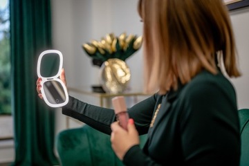 Humanas HS-PM01 x1 x5 Карманное зеркало со светодиодной подсветкой