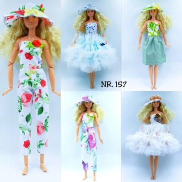 Одежда для кукол - набор из 5 штук.