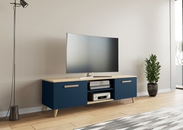 STOLIK TV GRANATOWY SZAFKA RTV 150 cm Bergen