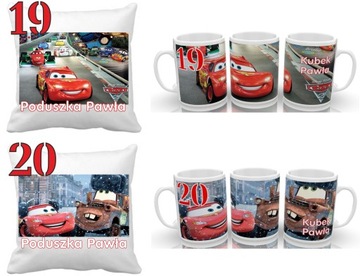 Cars Cars Cushion Set+кружка+назвать много дизайнов