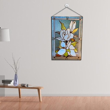 Witraże, Panel okienny witrażowy, Wspaniała Magnolia