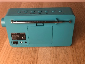 Базовое радио Amazon DAB+ FM Сеть батарей Bluetooth