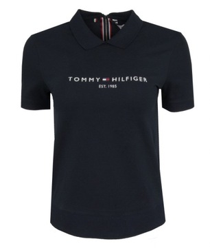 TOMMY HILFIGER polo damskie, granatowe, L