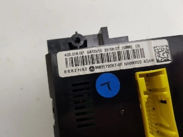 CITROEN C3 2010 ŘÍZENÍ I SOUČÁSTKY ELEKTRICKÉ