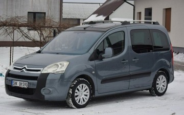 Citroen Berlingo II Combi 1.6 HDI FAP 110KM 2009 Citroen Berlingo 1.6HDI Klima Panorama Dach 2 Kpl Kol Serwisowany Sprowadz