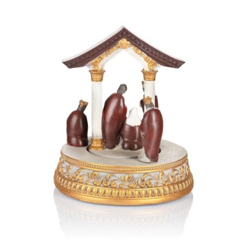 Уникальный вертеп святого. Заводная музыкальная шкатулка THE THREE KINGS FAMILY