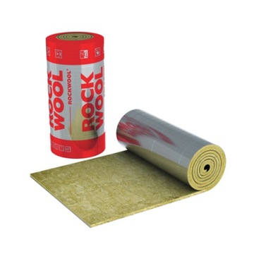 Wełna mineralna skalna Izolacja Alu Lamella mat 50 mm 5 cm Rockwool 5 m2