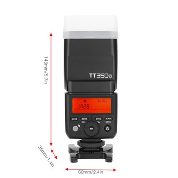 Фонарик Godox TT350 Speedlite с быстрой синхронизацией для камеры Q2