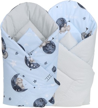 ROŻEK NIEMOWLĘCY BECIK OTULACZ DWUSTRONNY BAWEŁNA BABYMAM