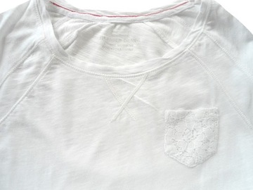Tommy Hilfiger biała bawełniana bluzeczka XS