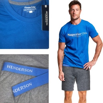 HENDERSON piżama męska krótki rękaw krótkie spodnie PREMIUM rozmiar XL