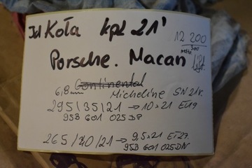 IDEALNI KOLA KPL. 21" PORSCHE MACAN FACELIFT 295/35/21 265/40/21 21R. 1