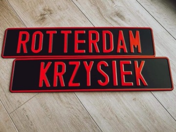 Таблички с именами, алюминий