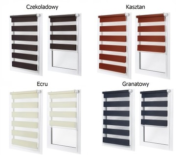 ROLETA DZIEŃ NOC 71x230 CM Z NAPINACZEM
