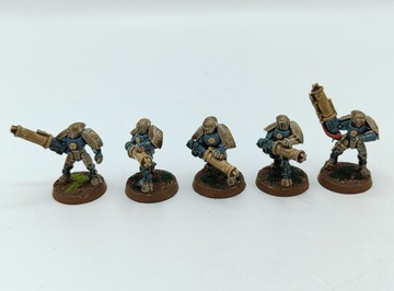 Warhammer 40k Tau Empire XV15 Stealth Armour zestaw 5 figurek metal