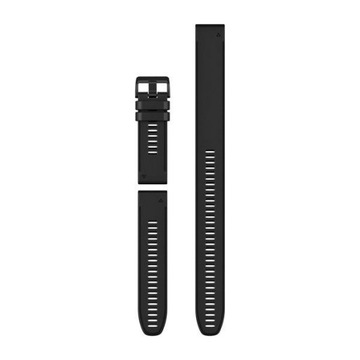 Garmin Pasek do zegarka QuickFit 26 - Czarny silikon, nurkowy, 010-12907-00