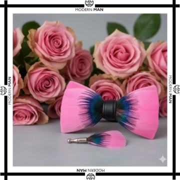 Мужская рубашка с перьями медведя подарок