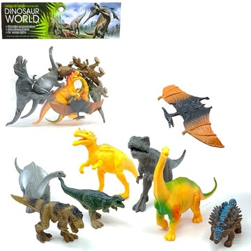 Dinozaury duże figurki park dinozaurów zestaw