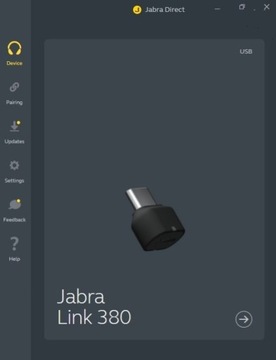 Bluetooth-адаптер Jabra Link 380c MS USB-C