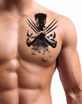 Моющаяся татуировка с изображением росомахи X-men MARVEL