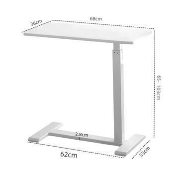 ŁAWA STOLIK PRZYŁÓŻKOWY KAWOWY POD LAPTOPA KOMPUTER REGULACJA WYSOKOŚCI