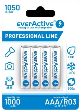 ЗАРЯДНОЕ УСТРОЙСТВО ДЛЯ БАТАРЕЙ AA ​​AAA +4 батарейки R3 AAA 1050 мАч 1,2 В