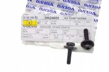 VOLVO S60 V60 sruba wzmocnienia czolowego M6x25 OE