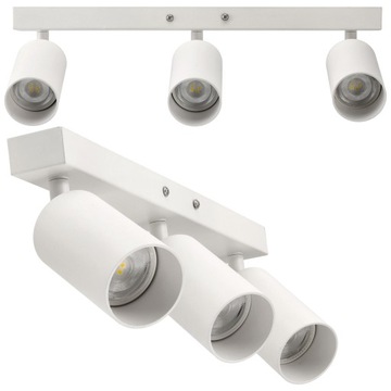 Lampa Sufitowa Kinkiet Oprawa Natynkowa 3x WHITE