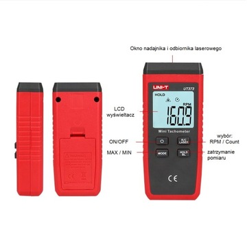 ЛАЗЕРНЫЙ ИЗМЕРИТЕЛЬ СКОРОСТИ Цифровой тахометр BRAND LCD 99999 об/мин