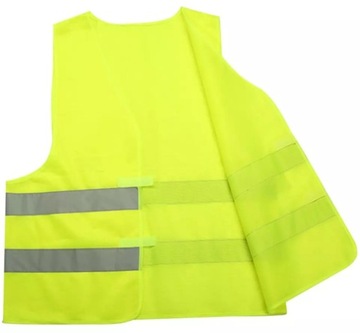 СВЕТООБРАЗИТЕЛЬНЫЙ ЖИЛЕТ ДОРОЖНОГО ПРЕДУПРЕЖДЕНИЯ ЖЕЛТЫЙ 60