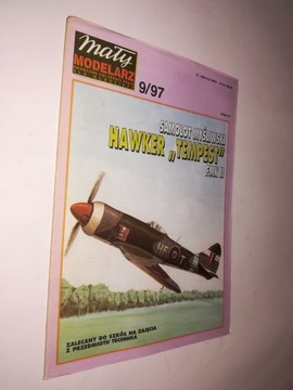 MALY MODELARZ 9/97 Samolot HAWKER TEMPEST FMK II