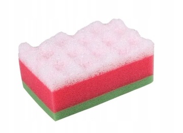 MASTER Gąbka do kąpieli i masażu TRICOLOR S055