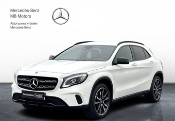 Mercedes GLA I Off-Roader Facelifting 1.6 200 156KM 2018 Mercedes-Benz GLA Salon PL AMG 7G-DCT Ambiente Czujniki Kamera Keyless LED