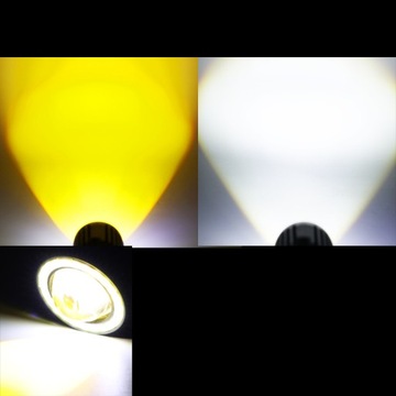 СВЕТОДИОДНАЯ ЛАМПОЧКА ДЛЯ МОТОЦИКЛА H4 RETRIFY S&D 16000LM ANGEL EYE RETRO ЖЕЛТАЯ БЕЛАЯ