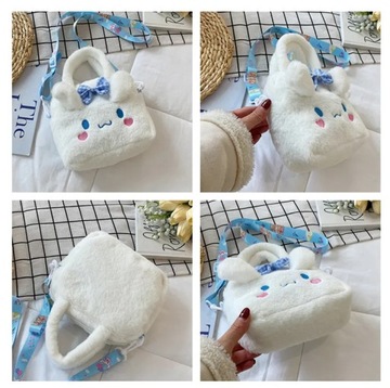 Портативная ультратонкая плюшевая сумка через плечо