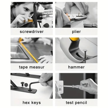Набор инструментов для домашнего ремонта из 24 предметов для женщин — прочные ручные инструменты с ящиком для инструментов