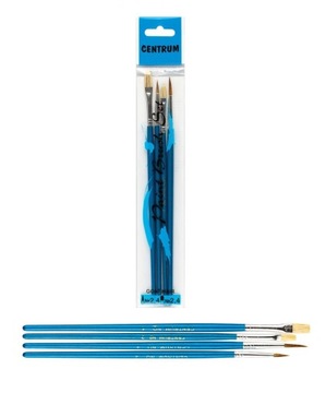 PĘDZLE DO FARB 4 SZT CENTRUM 2,4,2,4 MIX 89470