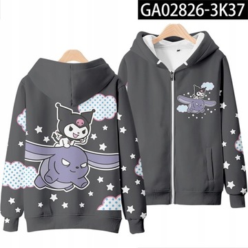 куроми толстовка hello kitty каваи Харадзюку аниме