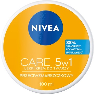 NIVEA CARE крем для лица против морщин.